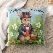 TailcoatとTop Hatのバニー クッション (ブランケット)