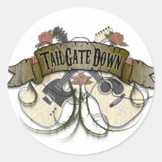 Tailgate Downスタンプ ラウンドシール