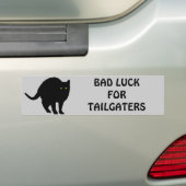 Tailgatersのための不運 バンパーステッカー (車上)