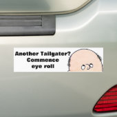 Tailgatersの目ロール バンパーステッカー (車上)