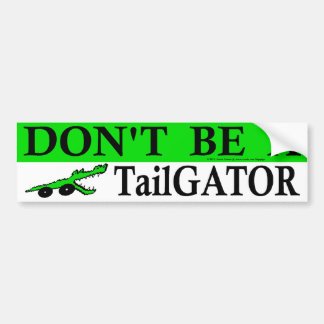 TailGatorがあないで下さい! バンパーステッカー