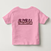 TAILGATORSの幼児のワイシャツ トドラーTシャツ (裏面)