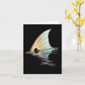 Tailing Redfish Redfish Tail Red Drum Fish Shirt  カード (黄色い花)