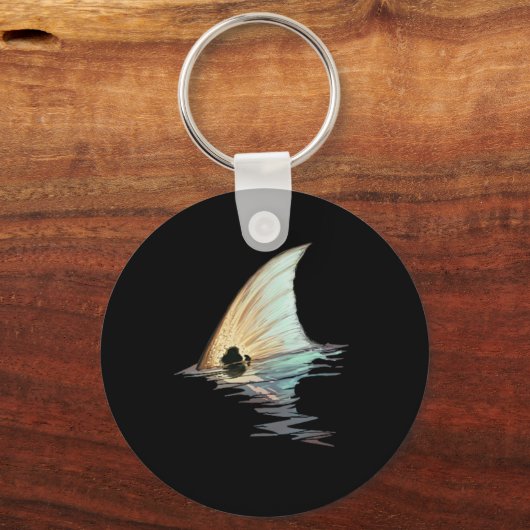 Tailing Redfish Redfish Tail Red Drum Fish Shirt  キーホルダー (正面)