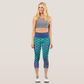  taille haute sirène カプリレギンス (正面)