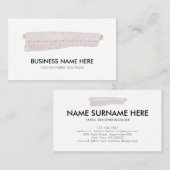 Tailor fabrics sewing quilting 名刺 (正面/裏面)