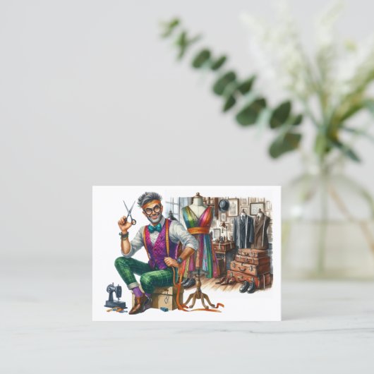 Tailor FASHION  名刺 (スタンド正面)