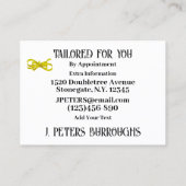 Tailor Sewing 名刺 (裏面)