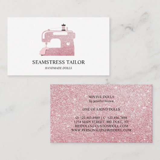 Tailor Sewing Machine 名刺 (正面/裏面)