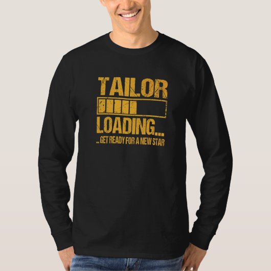 Tailor Training Apprenticeship Tailor Loading Tシャツ (正面)