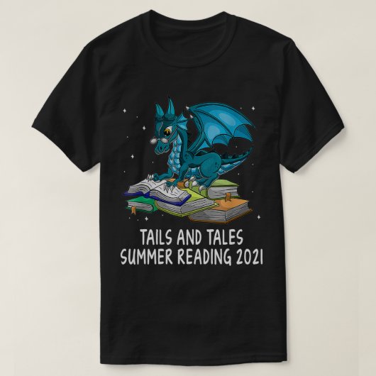 Tails And Tales Summer 読's 2021 Librarian Libr Tシャツ (デザイン正面)