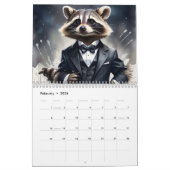 Tails and Tuxedos 2026 Calendar Classy Creatures カレンダー (2月 2026)