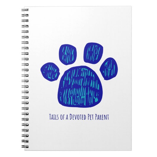 TAILS OF A DEVOTED PET PARENT ノートブック (正面)