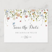 Tainful カラフル Wild Horizontal日付を保存 ポストカード (正面)