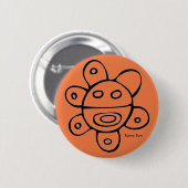 Taino日曜日の円形ボタン 缶バッジ (正面&裏面)