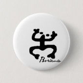 Taino Coqui 缶バッジ (正面)