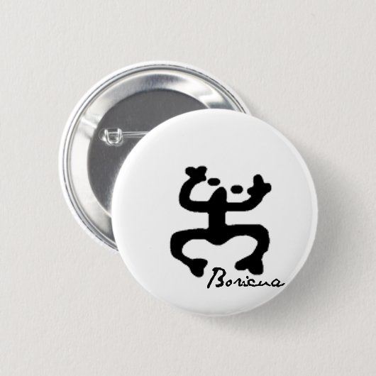 Taino Coqui 缶バッジ (正面&裏面)