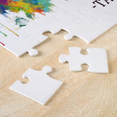 Taipei Taiwan Skyline ジグソーパズル (側面)