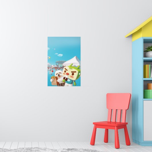 Taipei Ximen Red House: Iron T. & Smile Pup ポスター (子ども部屋1)