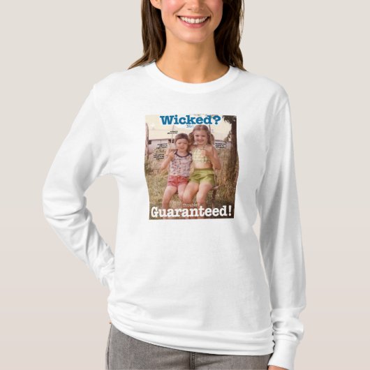 Taisia及びTharaの長袖のTシャツ Tシャツ (正面)