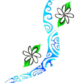 TAITIARE (Bleu) クッション