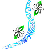 TAITIARE (Bleu) クッション