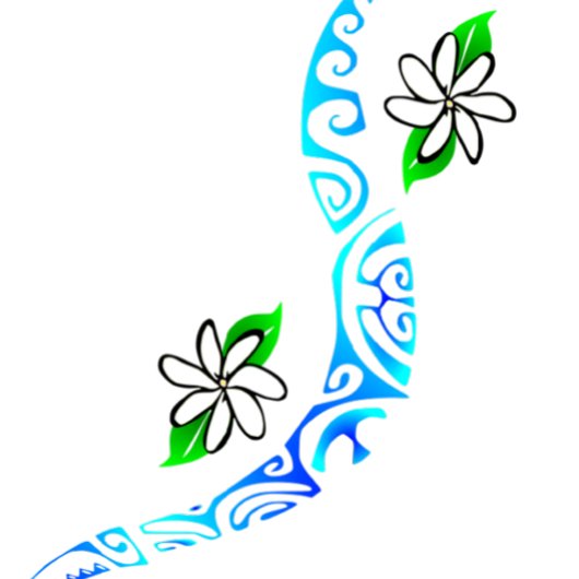 TAITIARE (Bleu) クッション