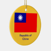 TAIWAN*のカスタムなクリスマスのオーナメント セラミックオーナメント (右)
