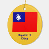 TAIWAN*のカスタムなクリスマスのオーナメント セラミックオーナメント (左)