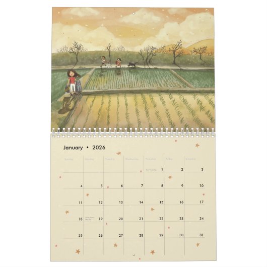 Taiwan Calendar カレンダー (1月 2026)