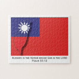 TAIWAN FLAG ROC | Blessed Nation | Taiwanese ジグソーパズル