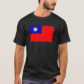 Taiwan Flag T-Shirt, Patriotic T-Shirt Tシャツ (正面)
