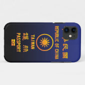 Taiwan Passport Case-Mate iPhoneケース (裏面(横))