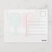 Taiwan Postboxes Mailboxes Greetings ポストカード (裏面)