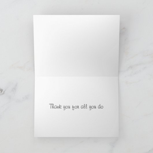 Taiwanese Cherry Tree Blossom カード (内部)