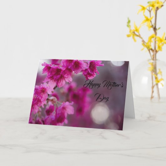 Taiwanese Cherry Tree Blossom カード (黄色い花)