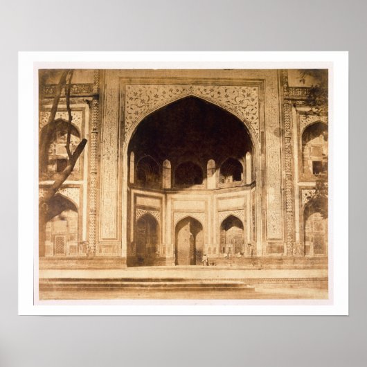 Taj Mahalの外で、おそらく'図解入りの、写真付きのPhで ポスター (正面)