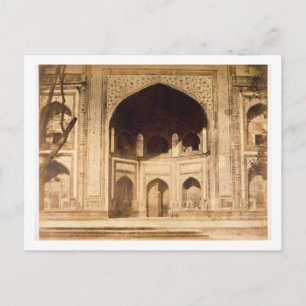 Taj Mahalの外で、おそらく'図解入りの、写真付きのPhで ポストカード
