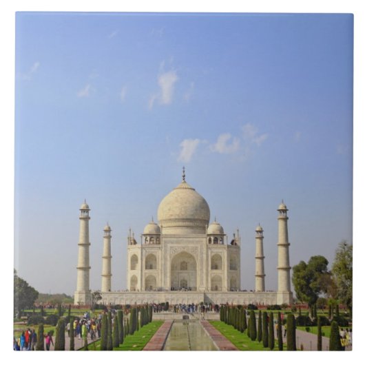 Taj Mahalはインドのアグラにある霊廟。 タイル (正面)