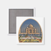 TAJ MAHALインド マグネット (正面/裏面)