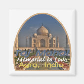 TAJ MAHALインド マグネット (正面)
