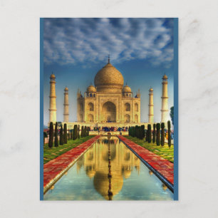 Taj Mahal写真 ポストカード
