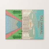 Taj Mahal，インド ジグソーパズル (横)