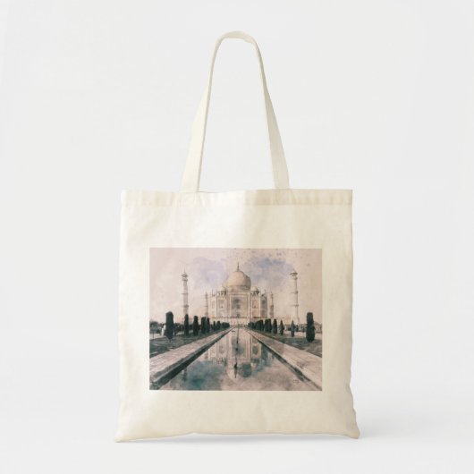 Taj Mahal,インド トートバッグ (正面)