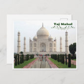 Taj Mahal – インド ポストカード (正面/裏面)