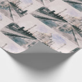 Taj Mahal，インド ラッピングペーパー (角)