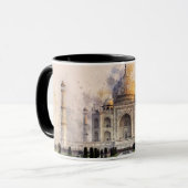 "Taj Mahal"美しい、愛、彼の妻への尊敬 マグカップ (正面左)