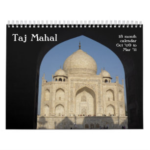 taj mahal 18ヶ月カレンダー カレンダー
