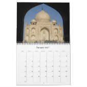 taj mahal 2025 カレンダー (1月 2027)