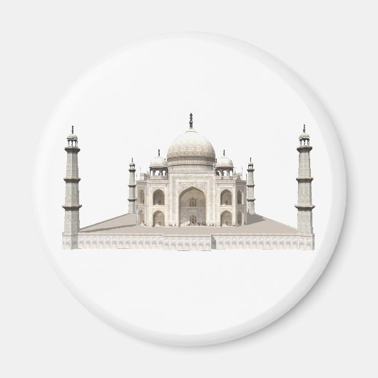 Taj Mahal: 3Dモデル： マグネット (正面)